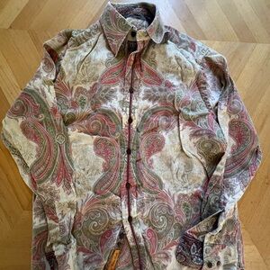 Robert Graham Multicolor Paisley Button Down Shirt